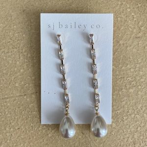 SJ Bailey earrings, The Sterling Drops